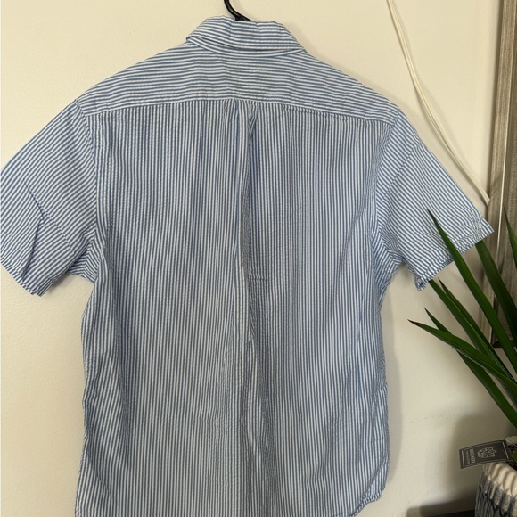 Ralph Lauren Men's Blue and White Striped Shirt - Picture 4 of 4